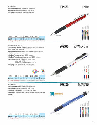 Printwear - Pens Catalog