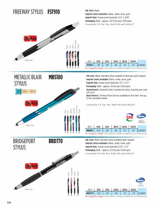 Printwear - Pens Catalog