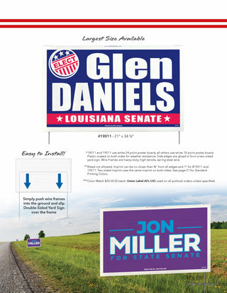 Printwear - Political Signage Catalog