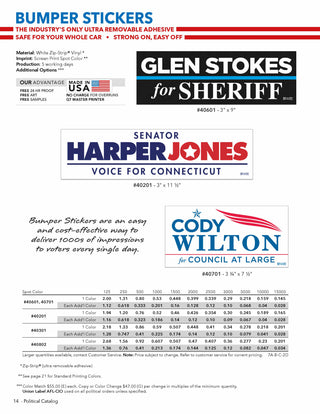 Printwear - Political Signage Catalog