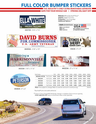 Printwear - Political Signage Catalog