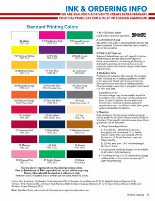 Printwear - Political Signage Catalog