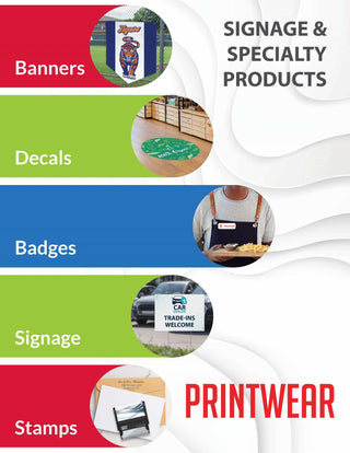  Printwear - Specialty Signage 2024 Catalog