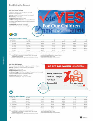 Printwear - Specialty Signage 2024 Catalog