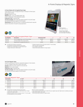 Printwear - Specialty Signage 2024 Catalog