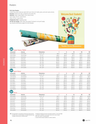 Printwear - Specialty Signage 2024 Catalog