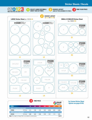 Printwear - Stickers Labels Signs Catalog