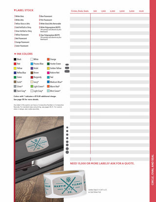 Printwear - Stickers Labels Catalog