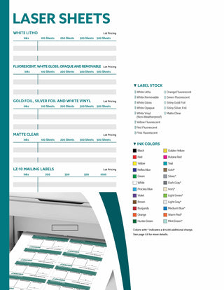 Printwear - Stickers Labels Catalog