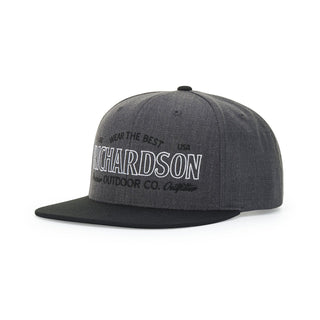 Richardson Acrylic-Wool Blend Flatbill Snapback - 510 (Front)