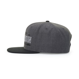 Richardson Acrylic-Wool Blend Flatbill Snapback - 510 (Side)