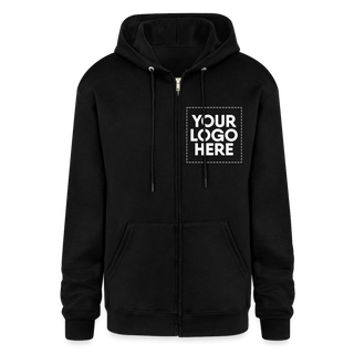 Champion Unisex Full Zip Hoodie - black